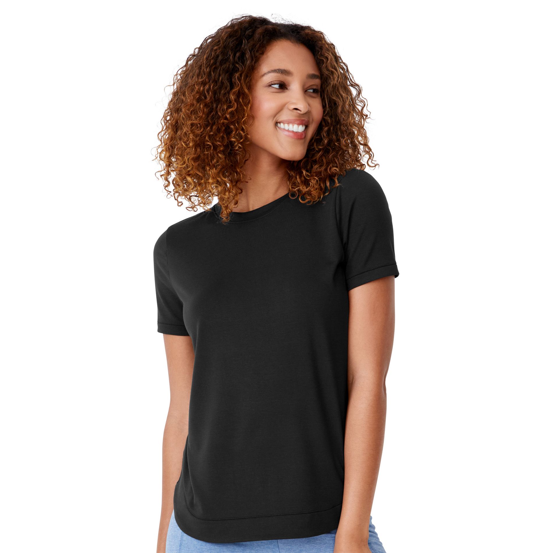 Jockey Women's EVERACTIVE Short Sleeve Crew Neck Tee