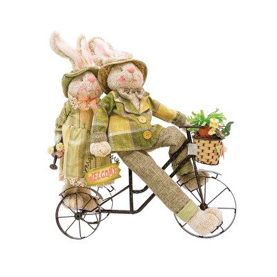 C&F Home Cycling Bunny Couple