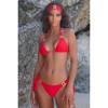 Moda Minx Amour 'Red' Tie Side Crystal Bikini Bottoms - 4 of 4