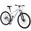 KWPZQEB 29 Inch Wheels Single Speed Mountain Bike, Outdoor Cycling Bike with Steel Frame & Suspension Fork, Outdoor Bicycles with Dual Disc Brakes - 2 of 4