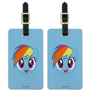 My Little Pony Rainbow Dash Face Luggage ID Tags Set of 2 - 1 of 4