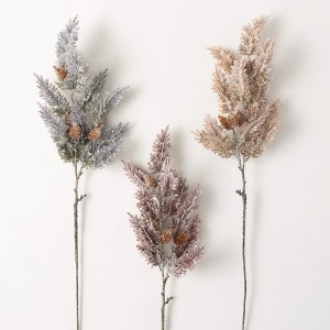 28"H Sullivans Artificial Christmas 3 Color Frosted Pine Spray Set of 3, Multicolor, Indoor Christmas Decor - 1 of 3