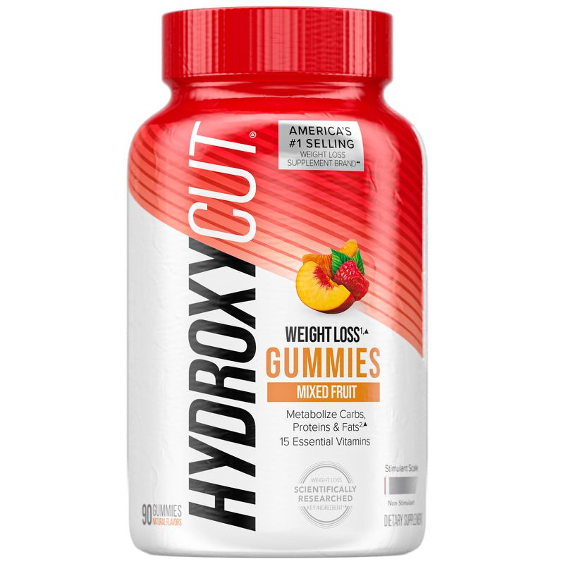 Hydroxycut Mixed Fruit Gummies  - 90ct, 1 of 7