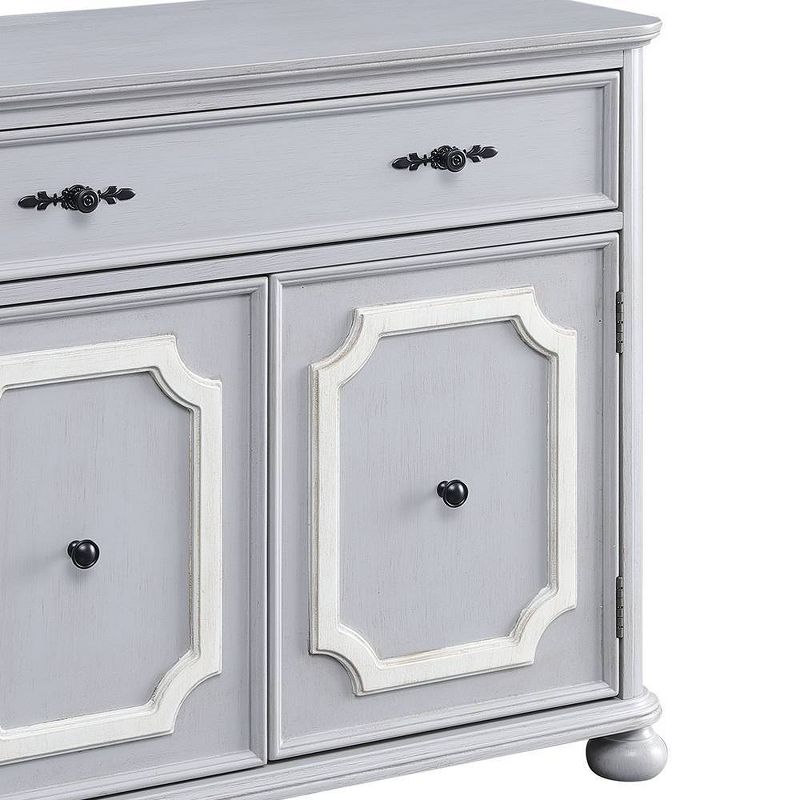 36&#34; Enyin Cabinet Gray Finish - Acme Furniture, 4 of 7