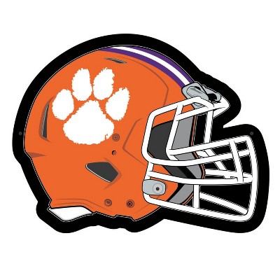 Evergreen Ultra-Thin Edgelight LED Wall Decor, Helmet, Clemson University- 19.5 x 15 Inches Made In USA