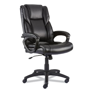 Alera Alera Brosna Series Mid-Back Task Chair, Supports Up to 250 lb, 18.15" to 21.77 Seat Height, Black Seat/Back, Black Base - 1 of 4