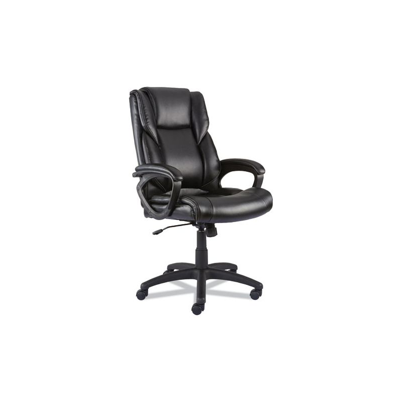 Alera Alera Brosna Series Mid-Back Task Chair, Supports Up to 250 lb, 18.15" to 21.77 Seat Height, Black Seat/Back, Black Base, 1 of 5