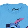 Seven Times Six Disney Shirt Mens Stitch Id Rather Not Adult Short Sleeve Graphic Tee Blue - 3 of 3