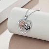 Skull & Heart Necklace - Sterling Silver Gothic Jewelry Gift for Her - 4 of 4