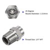Unique Bargains Stainless Steel Durable Corrosion Resistant Pressure Washer Nozzles 5 Pcs - 4 of 4
