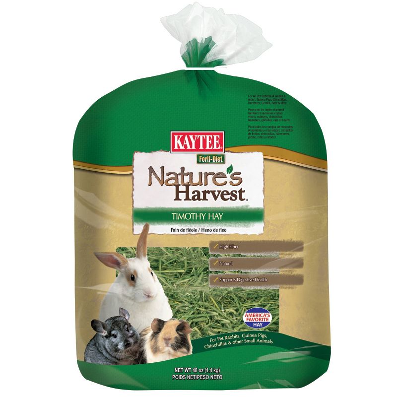 Kaytee Timothy Hay Grain Small Animals Food - 48oz, 1 of 7