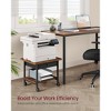 VASAGLE Printer Stand, Under Desk Printer Stand Bottom Shelf with Wheels - 4 of 4