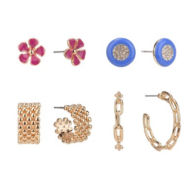 Isaac Mizrahi New York Multi Boucles d’Oreilles : Cible