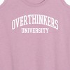 Women's - Instant Message - Overthinkers University Graphic Racerback Tank - 2 of 4