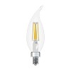 GE LED 60w 2Pk CAC Chandelier Light Bulb White/Clear - image 2 of 3