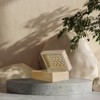 Mela Artisans Trellis Wooden Handcrafted Box with Hinged Lid- Small, Whitewash Finish - 3 of 4