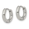 Chisel Stainless Steel Polished 3mm Hinged Hoop Earrings - 2 of 4