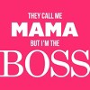 Women's Design By Humans They Call Me Mama But I'm the Boss By Shirz Racerback Tank Top - 2 of 2