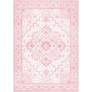 Vintage Area Rug, Boho Rugs Non-Slip Soft Large Rug for Living Room Bedroom Dining Room Home Office Home Decor Aesthetic - 1 of 4