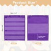 Unique Bargains Magnetic Wall Hanging Small Double-Sided Classroom Pocket Chart - 2 of 4