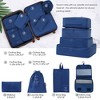 4 Pieces Hard Shell Suitcase With Travel Bag Luggage Storage Bags Luggage Tags, 16" 20" 24" 28" Luggage With TSA Lock For Travel - 3 of 4