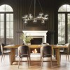 Rennnsan Avenlor 33"W 18-Light Bubble Glass Modern Dimmable Chandelier in Gold - 2 of 4