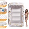 Joyfy Adults Float Pool Inflatable Pool Tanning Floatie Bed with Pillow Pool Floats Lounger Float Tanning Pool Large for Adult - 2 of 4