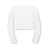 Hope & Henry Girls'  Long Sleeve Scallop Detail Cardigan Sweater, Kids - 3 of 4