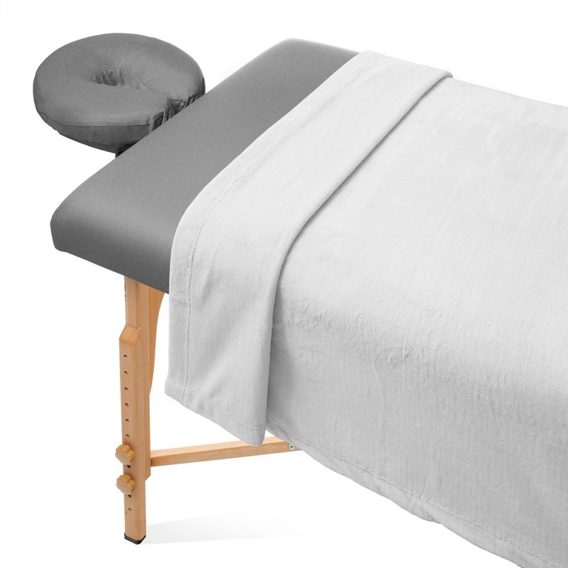 Saloniture Massage Table Blanket - 60” x 90” Soft Micro Plush Spa Throw, 2 of 8