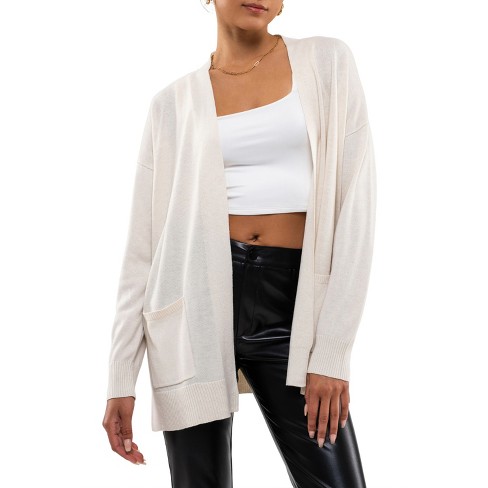 White cardigan sweater clearance target