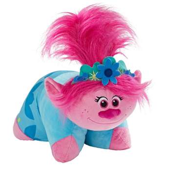 DreamWorks Trolls World Tour Poppy Kids' Pillow Pink - Pillow Pets