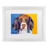 Trademark Fine Art Pat Saunders-White Snuggles Portrait Matted Framed Art Black - 2 of 4