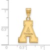 Black Bow Jewelry 14k Yellow Gold Appalachian State Mountaineers NCAA Medium Pendant - 2 of 3