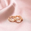 Cubic Zirconia Huggie Earrings 14k Gold Plated Tiny Earrings Small Huggie Hoop Earrings Simple Lightweight Hoops Gift for Women - 4 of 4