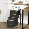 COZONY Mobile File Cabinet Collection, Rolling Storage Organizer with Fabric Drawers, Under Desk Filing Cabinet for Home Office - 4 of 4