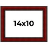 PosterPalooza | Photo Size Weathered Red Picture Frame - UV Acrylic, Foam Board Backing, Hanging Hardware - 2 of 4