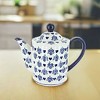 Blue Rose Polish Pottery A72 Andy Large Teapot - 2 of 2