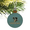 Johns Hopkins University Primary Logo Mini Small Tiny Wood Christmas Tree Holiday Ornament - 3 of 4