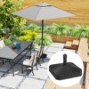 Outsunny Patio Umbrella Base Holder Outdoor Umbrella Stand, Filled Up to 42lbs with Stand or 33lbs with Water for Garden Poolside - 2 of 4