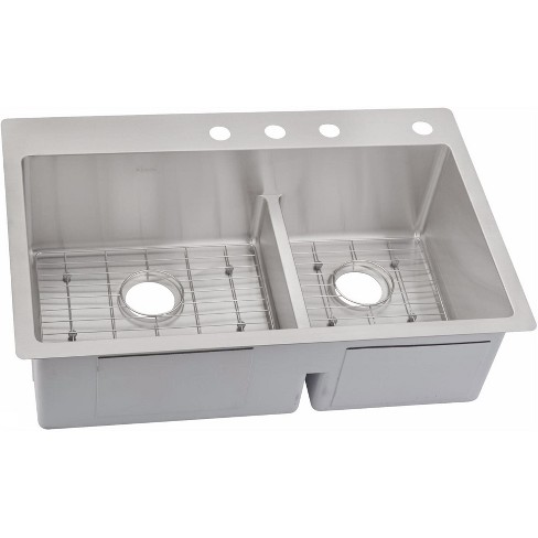 Elkay Ectsrao33229bg Crosstown 33 X 22 Double Basin Stainless Steel Kitchen Sink