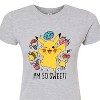 Women's - Pokémon - I'm so Sweet Fitted Graphic T-Shirt - 2 of 3