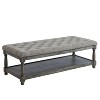Arianna Tufted Bench - HOMES: Inside + Out - 2 of 3