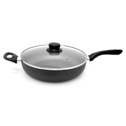 Deep Non stick Frying Pan with Lid, 11-inch Saute Pan,Healthy Pan