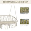 PAGED 2-Person Hammock Chair with Soft Cushion and Metal Frame,Hammock Swing Chair for Patio Backyard,Garden - 4 of 4