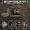 GasOne 15,000 BTU Portable Butane Camping Stove with Case: Automatic Ignition, Precise Heat Control - Camping & Tailgating and Outdoor Cooking - 4 of 4