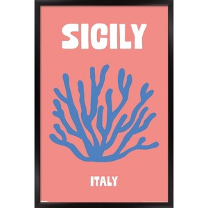 Trends International Reinders: Destinations - Destination Sicily Framed Wall Poster Prints - 1 of 4