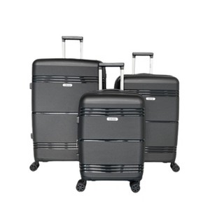 IZOD Legna Polycarbonate Hard shell Expandable Lightweight 360 Dual Spinning Wheels with Combo Lock 3-Piece Luggage Set - 1 of 4