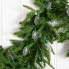 Nearly Natural 6' Pre-Lit Artificial Luxembourg Pine Christmas Garland with Multicolored Bulb LED Lights - 3 of 4