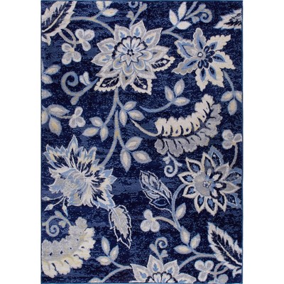 Home Dynamix Tremont Teaneck Contemporary Floral Area Rug - On