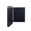 16x24 Inch Recessed Black Metal Framed Medicine Cabinet with Mirror and Adjustable Shelves Black Wall Mirror with Storage for Bathroom - 4 of 4